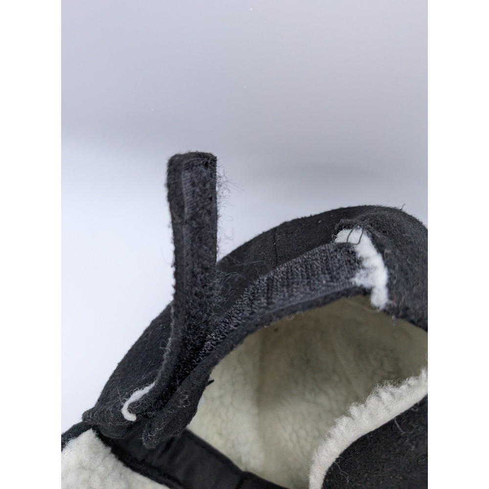 Vtg Sherpa Lined Ear Flap Hat Cap Strap Fleece Ear Flap Trapper Gorpcore 90s - Picture 15 of 15
